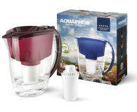 AQUAPHOR Dzbanek filtrujący Prestige 2,8l (kolor wiśniowy) + wkład B100-5 - 1379842 - zdjęcie 1